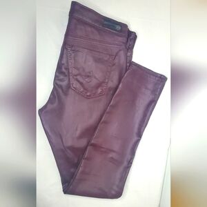 AG Size 29R  jeans are fashioned from faded denim woven with comfortable stretch